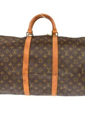 Best09 LOUIS VUITTON KEEPALL 50 TRAVEL HANDBAG MONOGRAM M41426 VI863 BQ02056